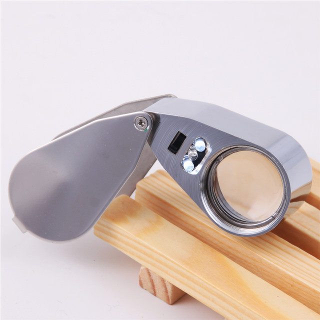 Magnifying glass for jewelry identification, optical high-end jade