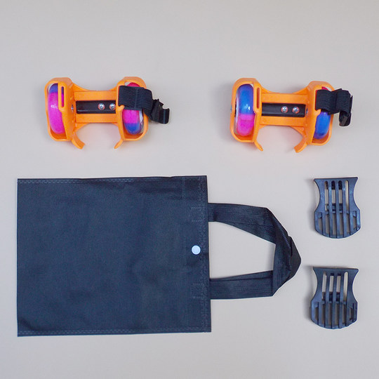 Enhanced version of PU hot roller skates, student heelys shoes, children's star roller skates, smooth wheels, walking shoes tool