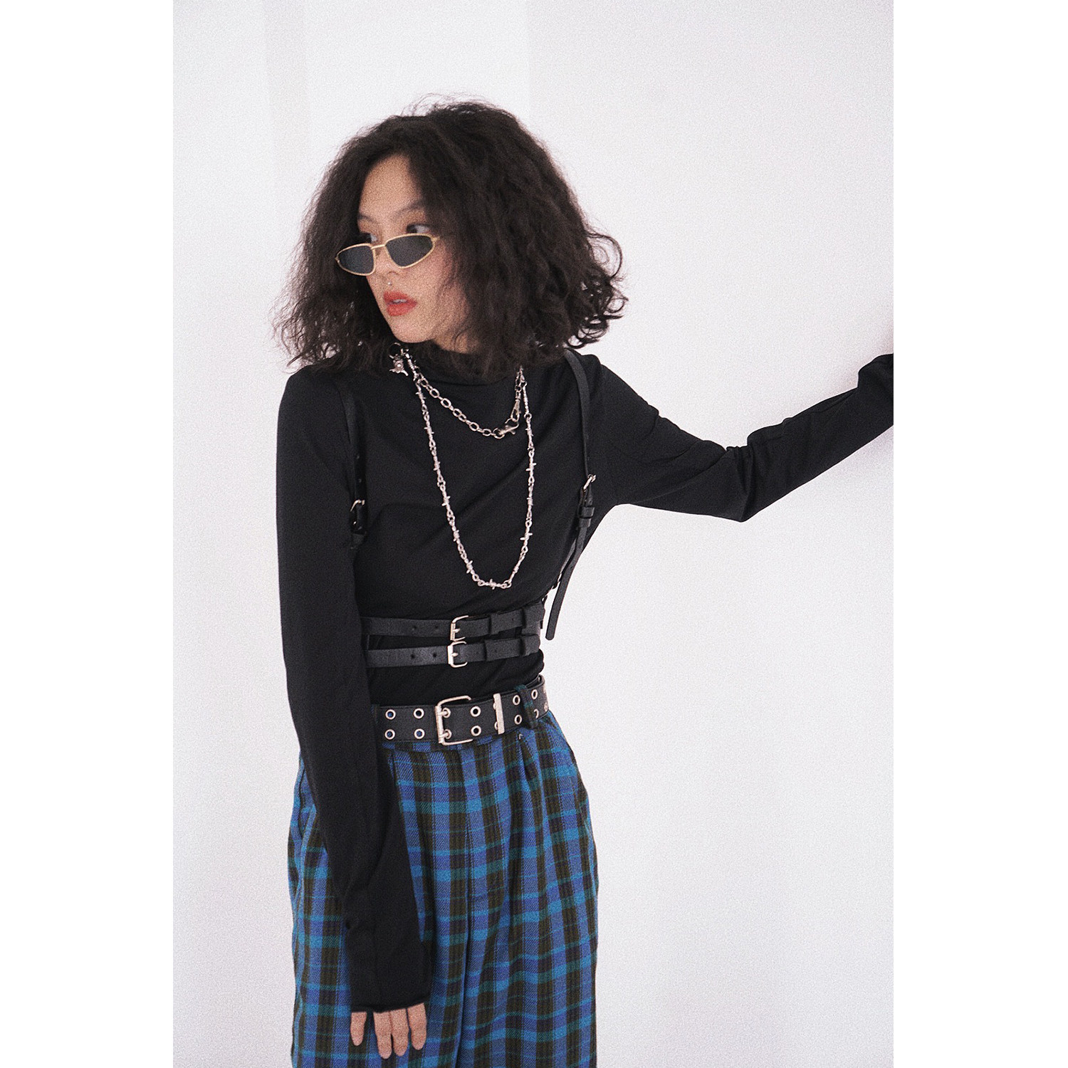 化学少女「色彩炸弹新色」高领针织打底衫女春秋长袖上衣内搭T恤,淘宝优惠券,粉丝福利购,淘宝优惠卷