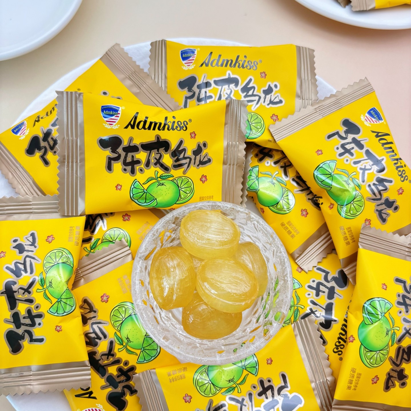 Admkiss陈皮乌龙味硬糖水果硬糖结婚喜糖网红热销糖果休闲小零食,淘宝优惠券,粉丝福利购,淘宝优惠卷