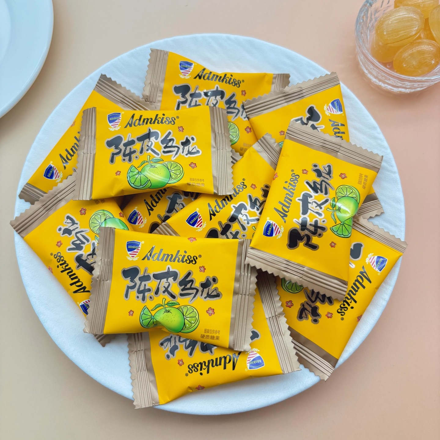 Admkiss陈皮乌龙味硬糖水果硬糖结婚喜糖网红热销糖果休闲小零食,淘宝优惠券,粉丝福利购,淘宝优惠卷