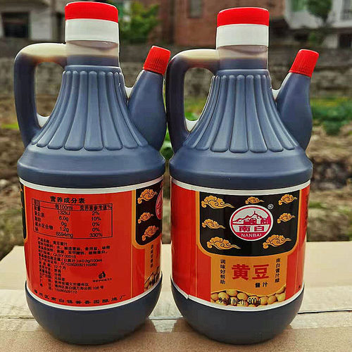 贵州特产遵义南白黄豆酱油南白牌酱汁日常调味品800ML包邮 - 图0
