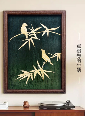 非遗文创DIY手工玉米皮相框画创意手工摆件社区公司团建活动通用
