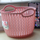 Rattan creative cartoon storage basket snack basket