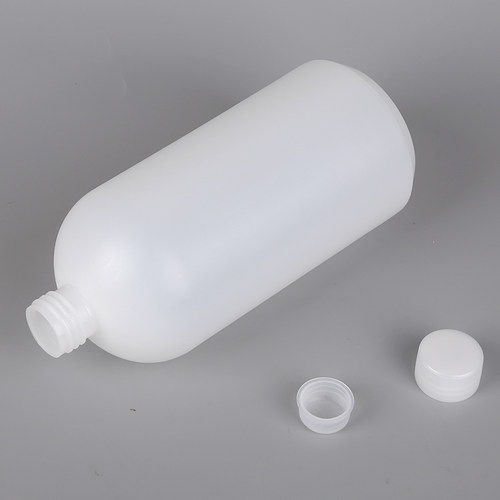 500/1000/2000ml内盖小口瓶半透明塑料分装瓶pe带刻度液体试剂瓶 - 图1