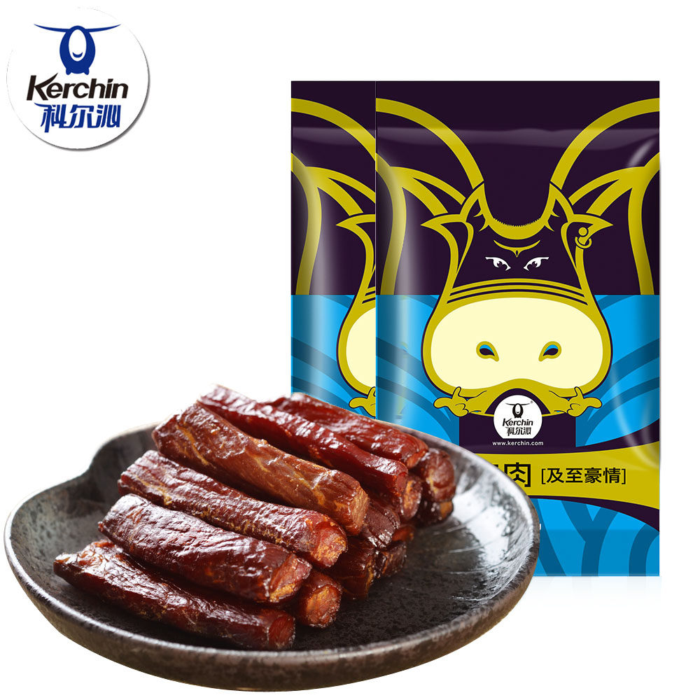 科尔沁风干400g*2香辣原味牛肉干 科尔沁食品牛肉类