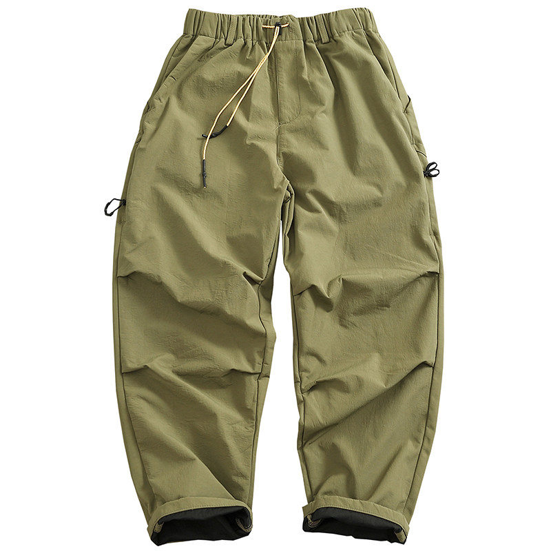 秋冬复合面料厚款休闲长裤男山系潮款宽松直筒机能户外时尚工装裤,淘宝优惠券,粉丝福利购,淘宝优惠卷