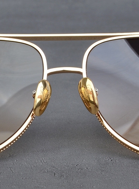 飞行员重工纯钛剋罗心太阳镜大脸