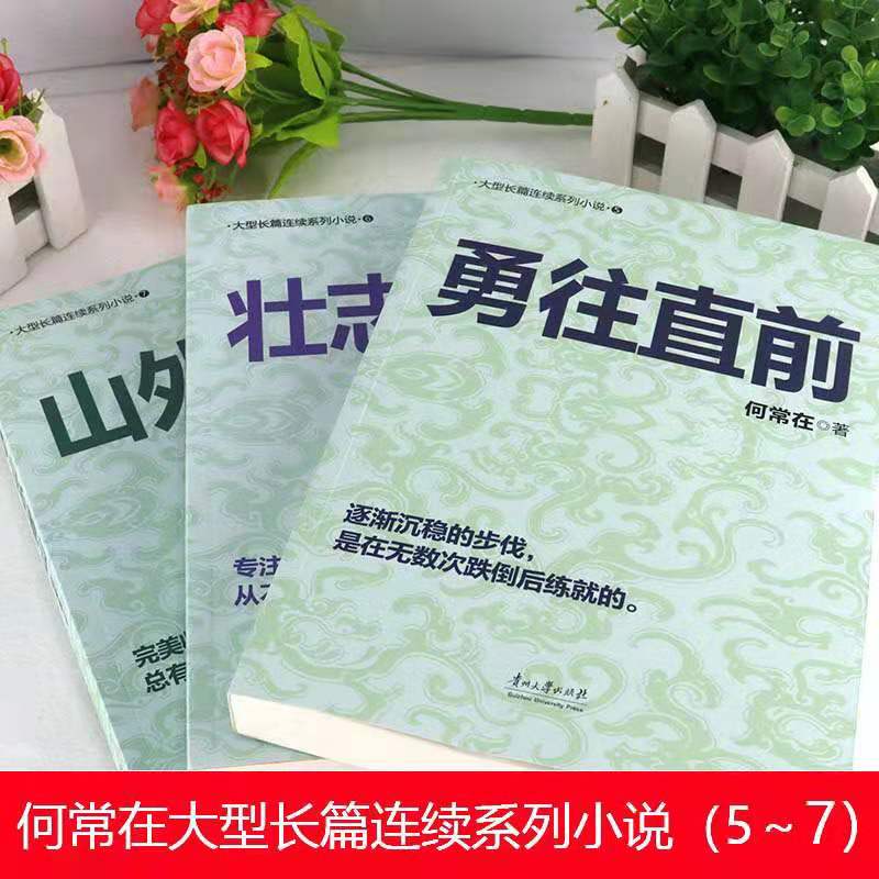 现货包邮全三本 何常在的书小说勇往直前+壮志凌云+山外青山胜算问鼎运途作者官场反贪反腐角逐群雄全3册二号首长组织部长舵手 - 图0