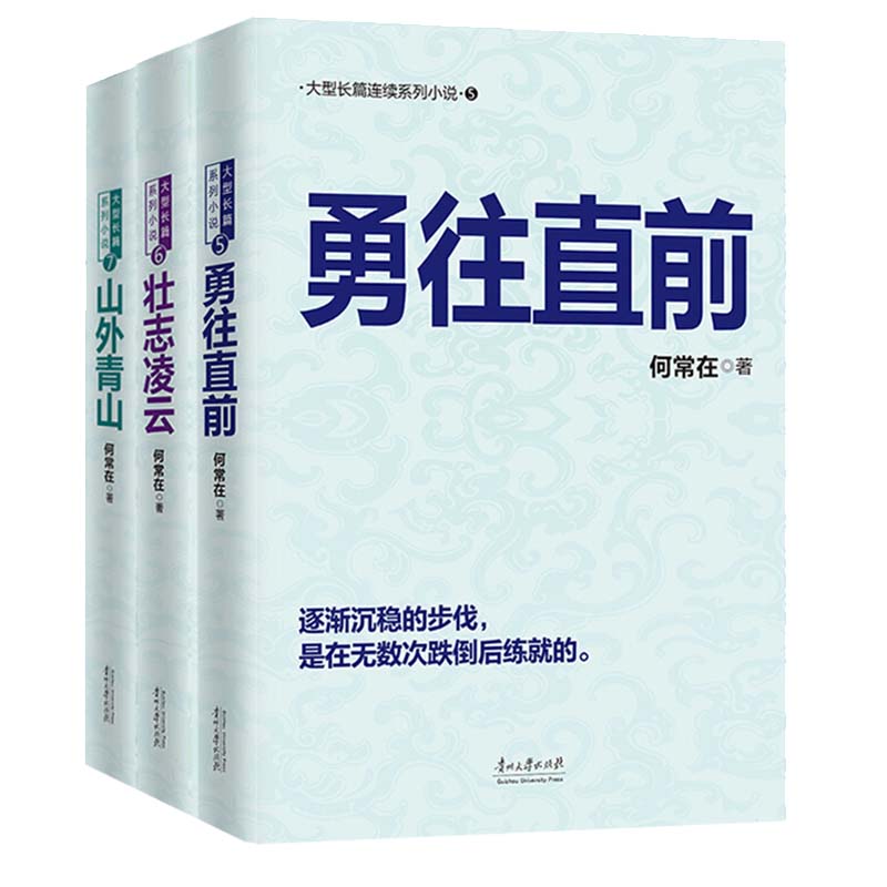 现货包邮全三本 何常在的书小说勇往直前+壮志凌云+山外青山胜算问鼎运途作者官场反贪反腐角逐群雄全3册二号首长组织部长舵手 - 图3