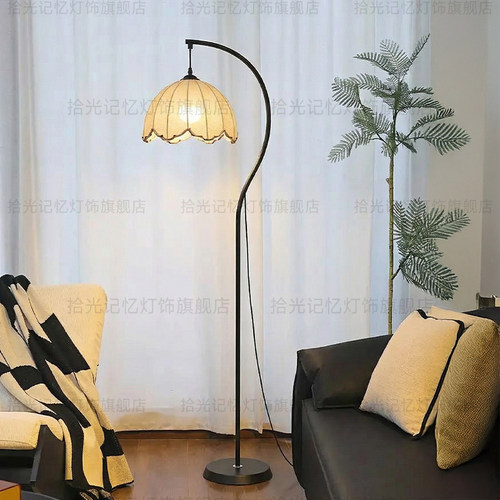 简约现代落地灯客厅书房卧室床头灯民宿极简高级感装饰灯立式台灯 - 图0