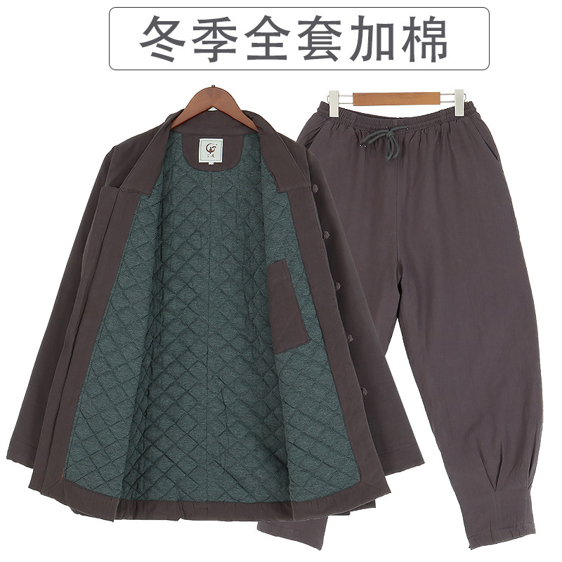 冬季僧服免绑腿短褂厚棉麻加棉小褂男女出家僧人保暖棉袄和尚棉衣,淘宝优惠券,粉丝福利购,淘宝优惠卷