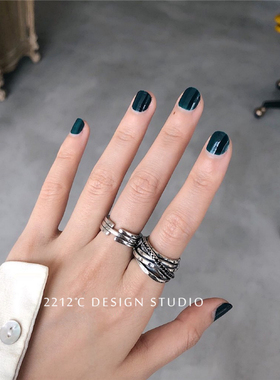 银饰做旧戒指冷淡风开口百搭