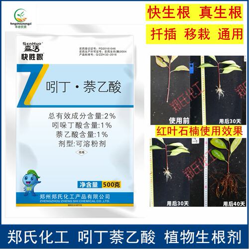郑氏化工生长调节剂吲丁萘乙酸生根粉花卉苗木扦插移栽强力生根剂 - 图2
