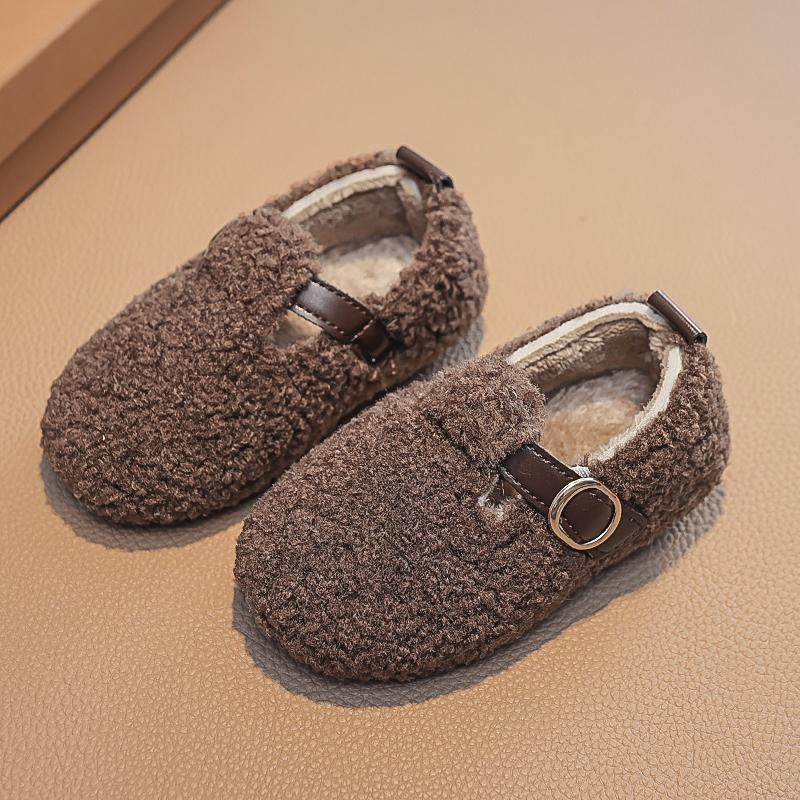 女童毛毛鞋2026新款秋冬加绒外穿小女孩棉鞋子女宝博肯豆豆公主鞋,淘宝优惠券,粉丝福利购,淘宝优惠卷