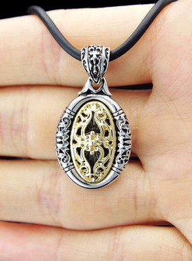 复古项链手工吊坠