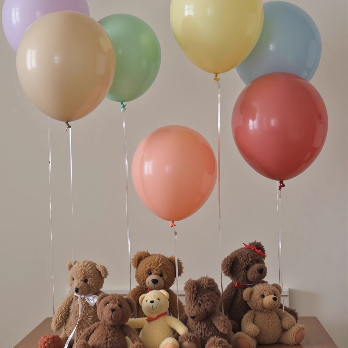 百天庆生复古彩色气球飘空氦气小球儿童生日装扮布置套餐惊喜礼物,淘宝优惠券,粉丝福利购,淘宝优惠卷