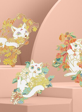 中国风花神胸针精致礼物朋友闺蜜