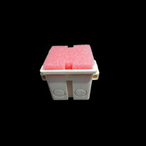 PVC86 wire box filling foam block shear wall pre-embedded switch socket bottom case wearing fascia box electrician protection cover plate