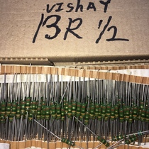 10 3 5 dollars VISHAY 13R 0 5W metal film resistance 3 5 * 10 MM feet thick 0 6MM