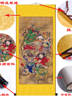 防水防潮不褪色手工装裱丝绸材质