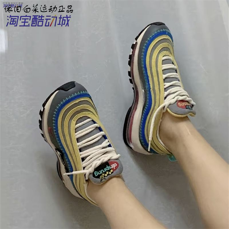 Nike AIR MAX 97（GS）女子大童子弹头运动休闲跑步鞋 DN4381-001 - 图2