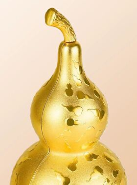李居明吉祥物九运悬壶济世金葫芦摆件客厅保平安健康摆设