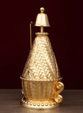 现货2025蛇年李居明吉祥物东北安忍大盐仓摆件化五黄客厅摆设