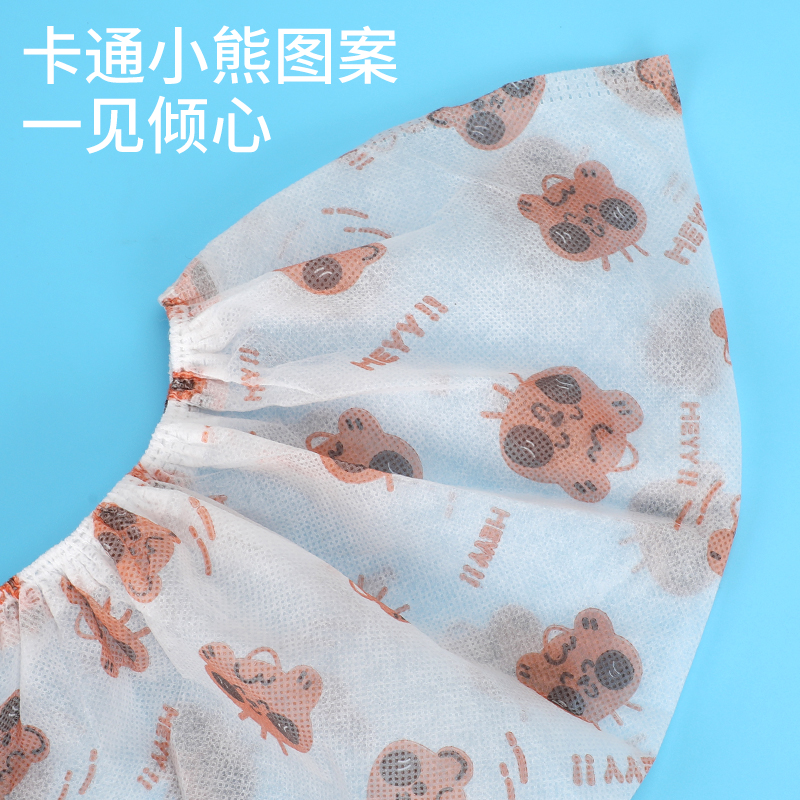 无纺布一次性抽取式鞋套家用防尘加厚防滑防水耐磨底居家学生脚套