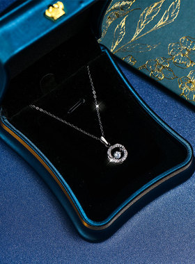 跳动的心项链小众设计感