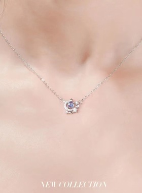 星月纯银轻奢小众高级感仙气项链