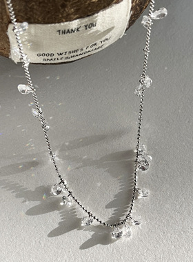 白金色轻奢碧玺精致简约可调节