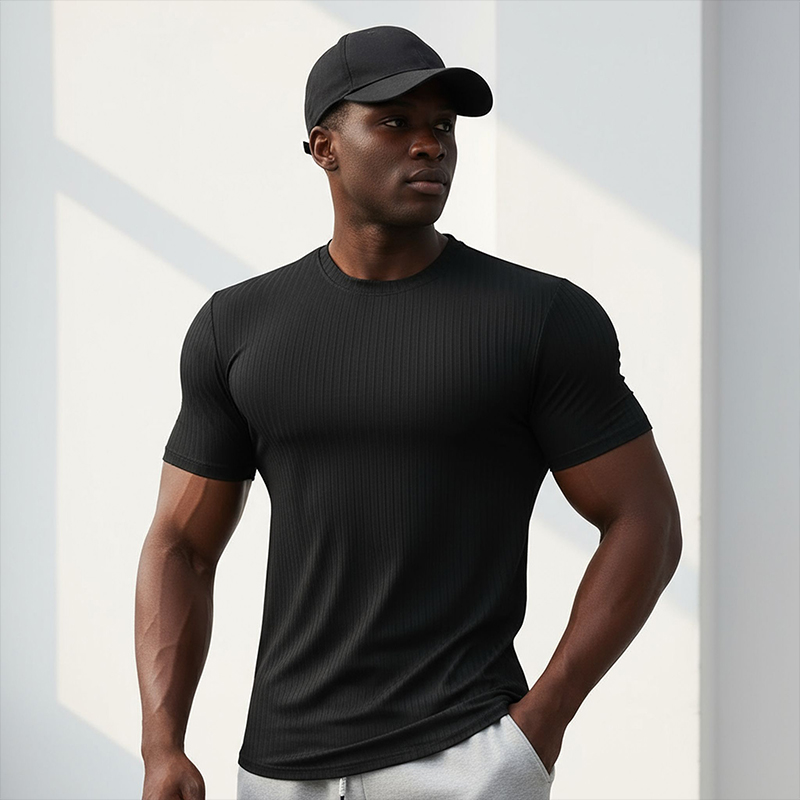 MCPW 透气健身短袖男休闲运动T恤夏季圆领速干训练衣服250509B - 图0