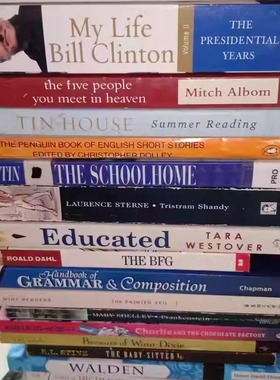 外文二手书柜装饰摆件欧美风