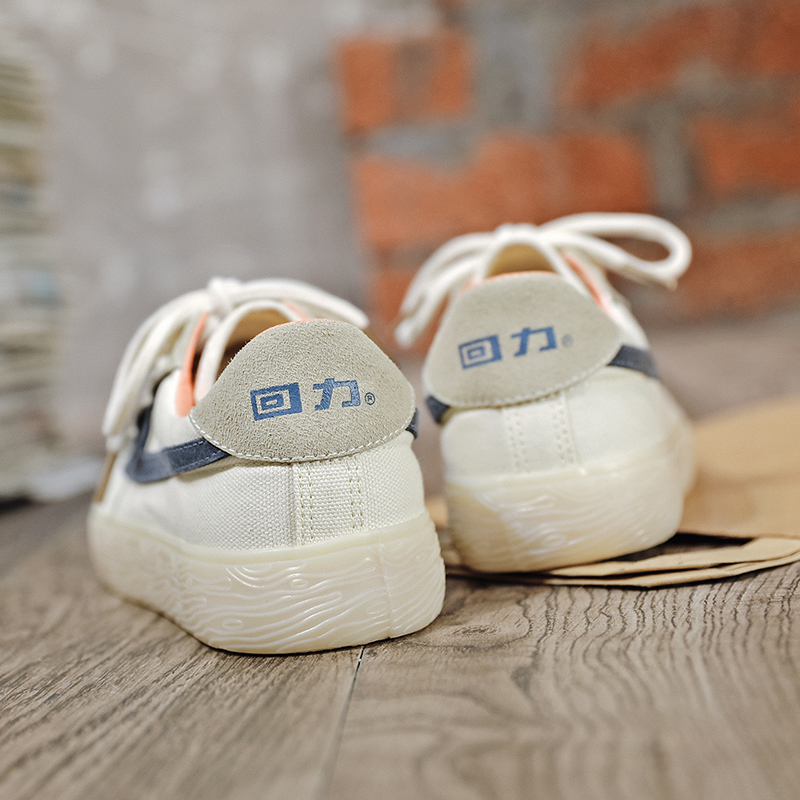 回力官方旗舰店回力帆布鞋女年秋季新款百搭软底板鞋休闲鞋小白鞋3