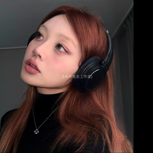 栗棕色奶茶冷棕色染发剂染发膏亚麻色黑棕色盖白发黑茶摩卡深棕色 - 图3