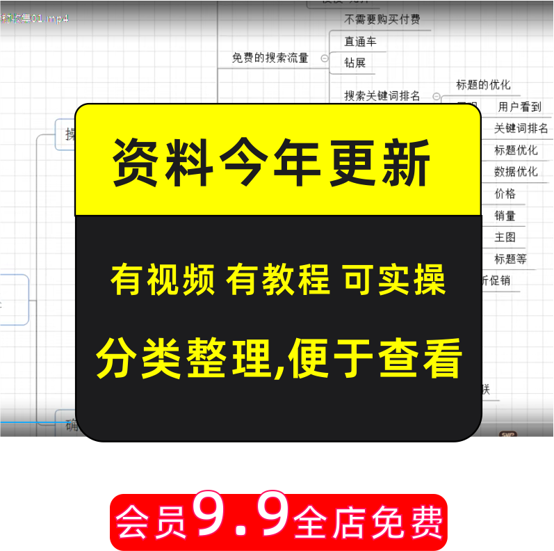 2023淘宝虚拟产品开店视频教程货源选品上架运营自动发货全套课程 - 图3