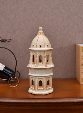 美帝伦陶瓷斜塔艺术品