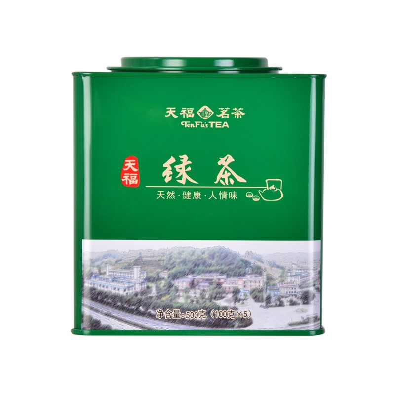 天福茗茶 绿茶峨眉山茶 四川原产绿茶茶叶绿茶500G罐装 - 图3