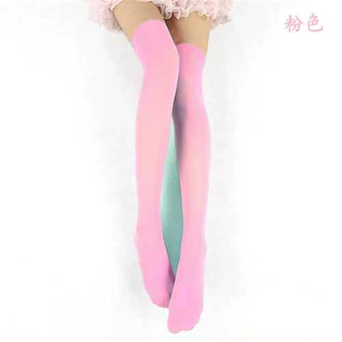 Японский бархатный лебедь, носки для школьников, колготки, косплей, средней длины