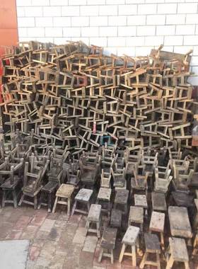 古董老物件实木时尚风换鞋凳