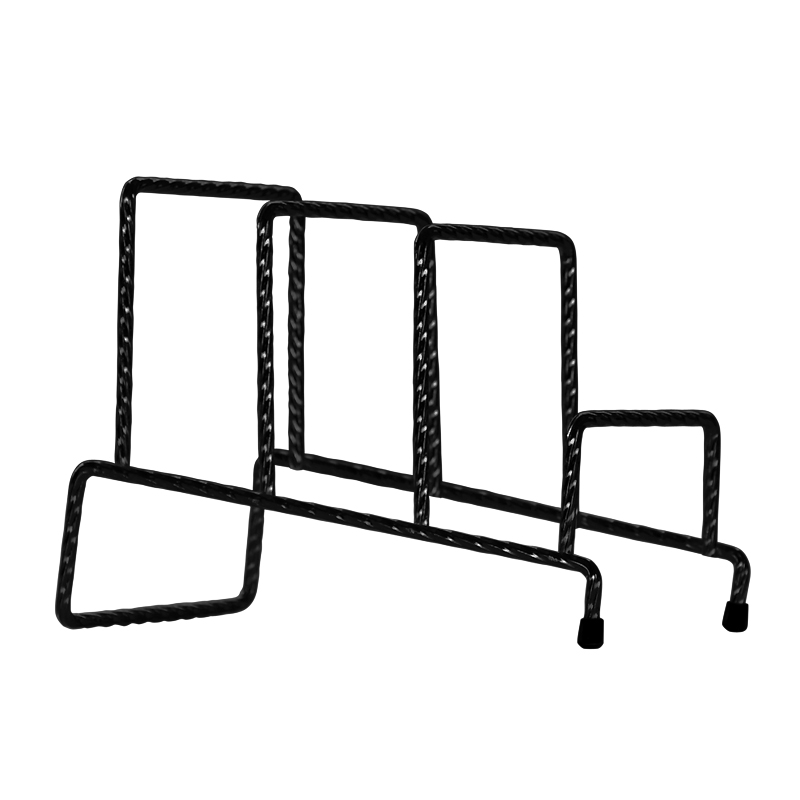 铁艺多层看盘挂盘架陶瓷盘子支架茶饼架CD图书架工艺品展示架瑕疵 - 图3