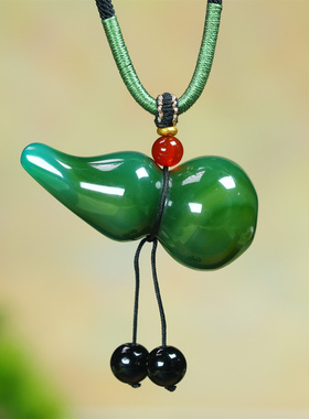 红玛瑙葫芦福禄挂件男女士玉髓