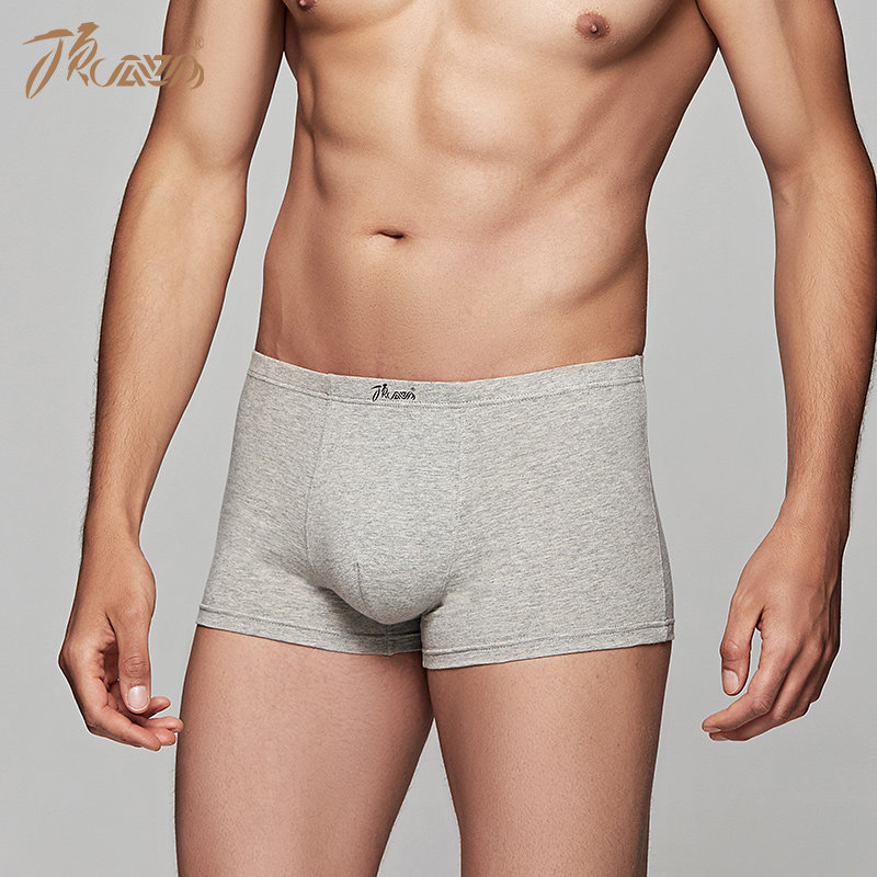顶呱呱内裤男士纯棉中腰平角裤头青年彩棉四角内裤棉质大码短裤头,淘宝优惠券,粉丝福利购,淘宝优惠卷