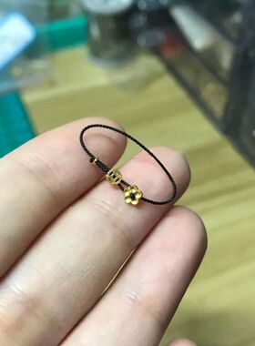 气质百搭有钱花铜钱戒指