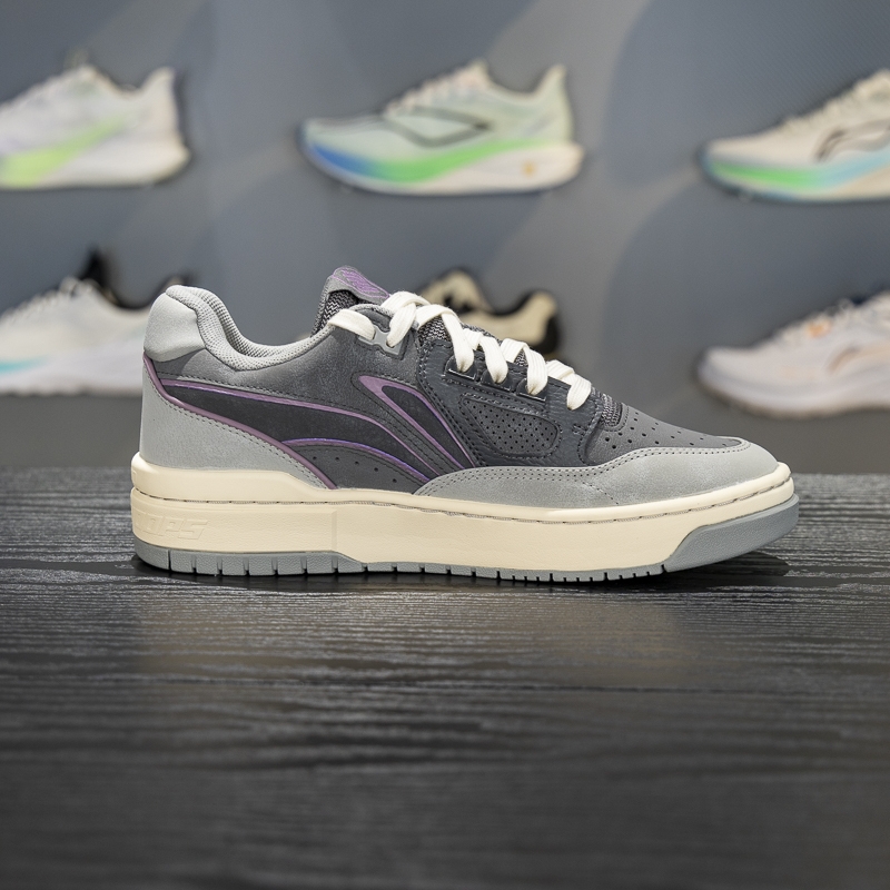 李宁反伍BADFIVE新秀篮球文化鞋男女同款2025冬季新款板鞋ABCV031 - 图1