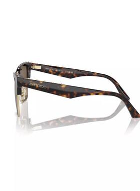 代购Jimmy Choo女士太阳镜遮光防紫外线清晰视野轻便佩戴蝴蝶形