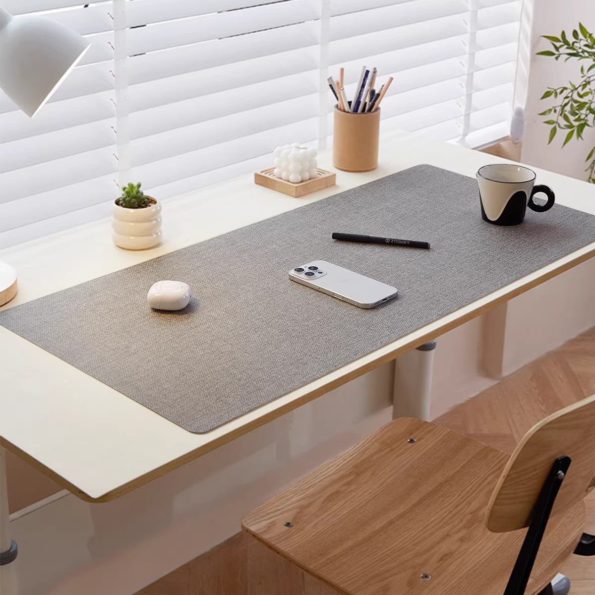 新中式轻奢高级感亚麻纹皮革桌布防水防油免洗防烫餐桌茶几桌面垫,淘宝优惠券,粉丝福利购,淘宝优惠卷