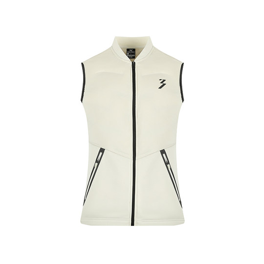 361 Degree Men's Stand Collar Velvet Vest 2024 Winter Warm Knitted Single Vest Men's Sports Vest Jacket