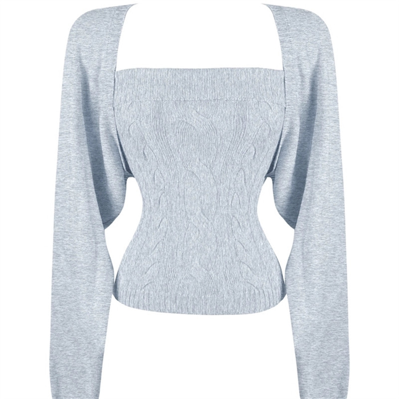 韩国东大门新款纯欲减龄时尚套装针织吊带+宽松短款开衫女两件套,淘宝优惠券,粉丝福利购,淘宝优惠卷